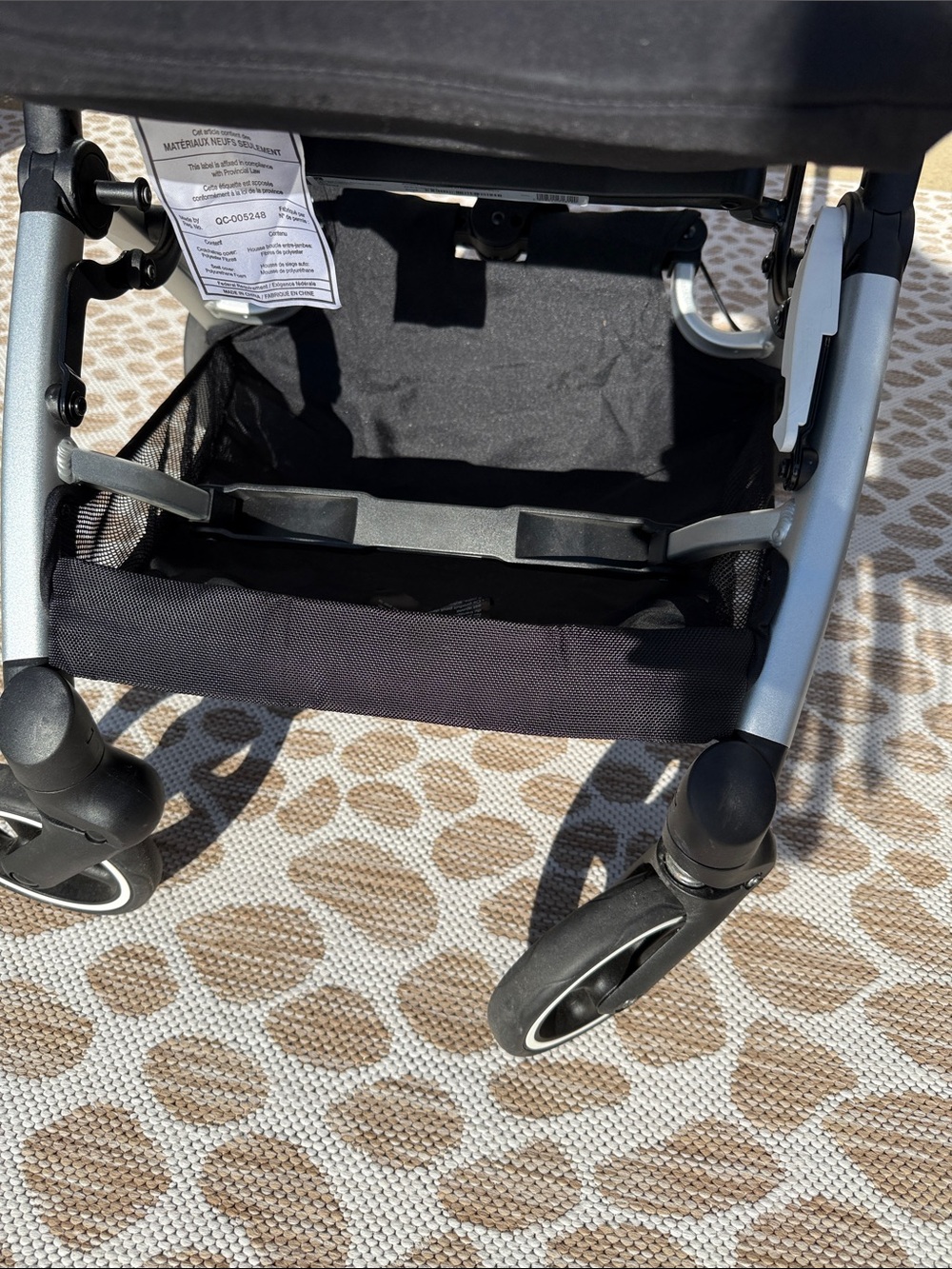 GB Pockit+ All City Compact Foldable Stroller Frame in Black and Silver - Picture 8 of 14